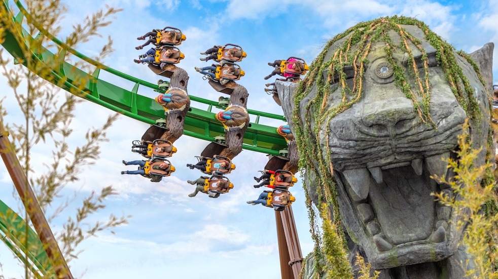 Chessington World of Adventure’ Mandrill Mayhem rollercoaster